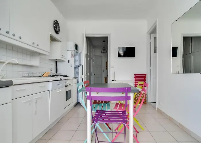 Immogroom - Sea View - Balcony - 5 Min From The Beach - Ac - Wifi